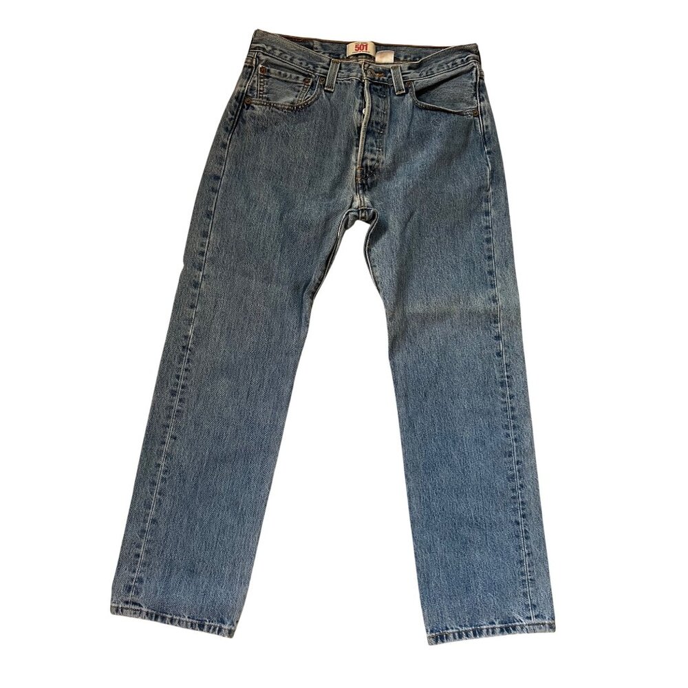 Levi's 501 Original Straight Leg Blue Jeans Men's Size 32x30